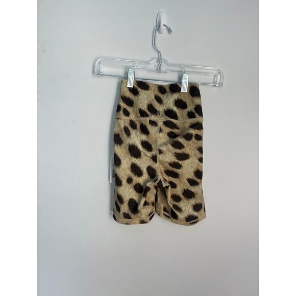 WeWoreWhat Pants - WeWoreWhat Leopard Print Biker Shorts Women XS High Waist‎ Stretch NWT